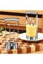 Pineapple corer and slicer, stainless steel, 8cm diameter, easy to clean, silver. - 3