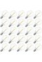G40 E12 LED Bulb, Warm White 2200K – Water Resistant – 0.6W – 360° Beam Angle – Pack of 25 Bulbs for Indoor and Outdoor Decoration – AC230V