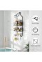 Bathroom Shower Caddy Hanging, Shower Organizer Hanging 3 Tier with Soap Holder & 6 Hooks for - 5