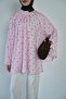 Women's Polka Dot Spanish Sleeve Draped Hijab Shirt - 6