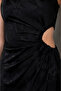 Lavin Asymmetric Patterned Dress Black - 7