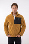 Men's Tile Comfortable Fit Full Zipper Front Pocket Thick Plush Welsoft Fleece Jacket