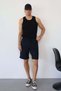 Men's Slit-Slit Compact Shorts Navy Blue Navy Blue - 26Y 2289 - 3