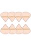 Triangular Powder Puff Makeup Sponges 8Pcs-Beige&Black