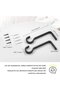 15 hooks hooks clothes kitchen iron wall Indoor Black Plant basket brackets Flower pot Wrought hooks 2- Screws included Rust resistant Suitable - 3
