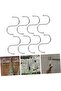 20 Stainless Steel S-Hooks - Hooks - Clothes Hooks - Tea Towel Hooks - Kitchen Towel Hooks - S-Hooks - Kitchen Hooks - Stainless Steel - 9 cm - 4
