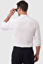 Men's White Judge Collar Shirt Relaxed Fit Lycra Cotton Wrinkle-Free No Ironing Required 2602632 - 4