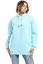 womens Fleeced Plain-36W24W30324 Sweatshirt