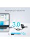موزع USB 3.0، موزع USB بـ 7 منافذ مع مفاتيح تشغيل/إيقاف LED فردية، سرعة بيانات عالية تصل إلى 5 جيجابت في الثانية - 2