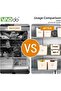 Refrigerator Organizer with Lids, Stackable Fruit Storage Containers, Vegetable Strainers Box - 5