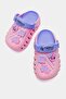 Laser Emoji High Sabo Slippers 26-35 Pink Lila - 5