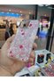 iPhone 16 Pro Compatible Daisy Shine Stone Flower Pattern Shiny Case - 3