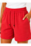 Women's Linen Shorts – Elastic Waist, Pockets, Comfortable Fit, Stylish Summer Model - 4