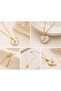 Three-Dimensional Letter S Steel Necklace - 2