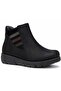 Olipuke Genuine Leather Flat Non-Slip Sole Orthopedic Women's Boots Black - 2