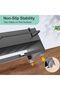 Kitchen Sink Organizer with Drain Pan, Carbon Steel Sponge Holder and Dishcloth Rack, Rustproof Sink - 4