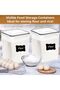 STEUGO 4PCS 5.2L /175 Oz Pantry Food Storage Containers with Lids Pantry, Plastic Kitchen Storage Co - 6
