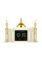 Digital Islamic Azan Prayer Clock with LED Display, Worldwide Prayer Times, Calendar & Temperature