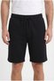 Men's Black Pique Shorts Bermuda Double Leg Comfortable Fit