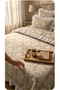 Double Ruffled Duvet Cover and 2 item(s) Ruffled Pillowcase || WITHOUT SHEET || - 4