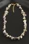 Amethyst Cracked Natural Stone Necklace - 2