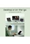لوحة مفاتيح بلوتوث قابلة للطي من Cube Pocket مع لوحة لمس - تصميم ثلاثي الطي فائق المحمولية، 64-كي لوتس - 7