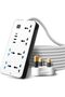 10 in1 Socket Extension, 6-Way Power Strip Extension Cord (5 Meters) – 2000W Heavy Duty Socket with