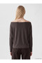 Esvab • Modern & Distinctive Wide Roba Collar Modal Blend Blouse - 3