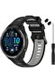 حزام متوافق مع جهاز Garmin Forerunner 965 - حزام بديل من السيليكون الناعم مقاس 22 ملم لجهاز Garmin 965 Sma