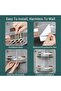Two-piece no-drill bathroom and shower storage rack set - Multi-tiered, sturdy corner rack, space-saving storage for bathrooms, easy to install, - 3