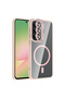 Galaxy A57 Case with Camera Stand, Magsafe Supported, Transparent Back, Silicone