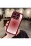 Mi 14t Compatible Burgundy Blur Gradient Star Pattern Silicone Case, Aesthetic Shockproof - 2