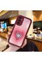 Samsung Galaxy M13/M23 Compatible Pink Gradient Heart Spider Web Patterned Silicone Case - 2