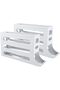 Auto Rolling Egg Dispenser 4 Tier Organizer for Refrigerator 2pcs, Premium Egg Storage Tray with Gra
