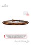 Women's Luxurious & Elegant 2 cm Handcrafted Bohemian Belt with Hand-Painted Beads and Knitted Detail, Antique Gold Buckle - 4