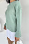 Mint Women's Stone Embellished Self-Patterned Knitwear Sweater - 5