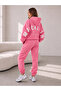 Unisex Women's and Men's Back Printed Oversize 3 Thread Hooded Tracksuit Set - 3