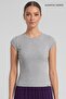 Egyptian Women's Camisole Zero Sleeve Tshirt Gray Melange
