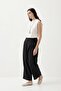 Flap-Tie Linen Trousers Black - 3