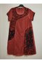 Authentic, Double-Layered, 100% Pure Stone-Washed Woven Cotton, Wide Fit, Short Sleeves, No Lycra Dress