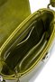 Mino Women's Mini Crossbody Bag with Adjustable Knot Detail Strap and Ankle Accessory, Oil Green - 8