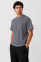 Men's Premium Gray Oversize T-Shirt – Breathable, Soft Textured, Anti-Sweat, Comfortable Fit, Basic - 2