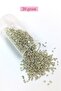 Cut Glass Beads 2mm - 20 Grams - Shiny Silver -Bnc328