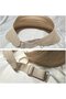 Women's foldable straw hat beige 11cm brim adjustable. - 3