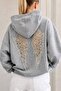 Wing Back Lace Wing Detail Sweatshirt - 2