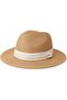 Straw hat khaki 56-58cm adjustable unisex summer beach/camping.