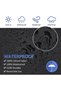 Garden chair covers, waterproof - 2-pack furniture and weatherproof outdoor 210D Oxford cloth Patio folding Black 75 x 120 cm - 2