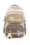 Premium Imported Waterproof Fabric Multi-Compartment School, Sports, Travel, Laptop Backpack Mink 11A