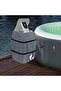 Spa heater and pump cover - Waterproof, insulated hot water available in various brands (grey, square). - 3