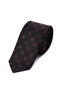 Black Patterned Classic Micro Tie